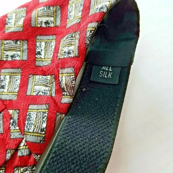 Mel Howard Cummerbund One Size 27- 48 All Silk Red - Picture 6 of 6